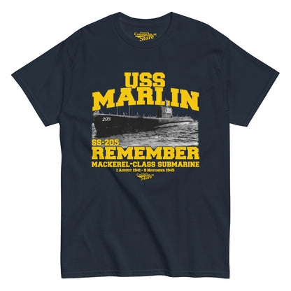 USS Marlin SS-205 Shipmates t-shirt