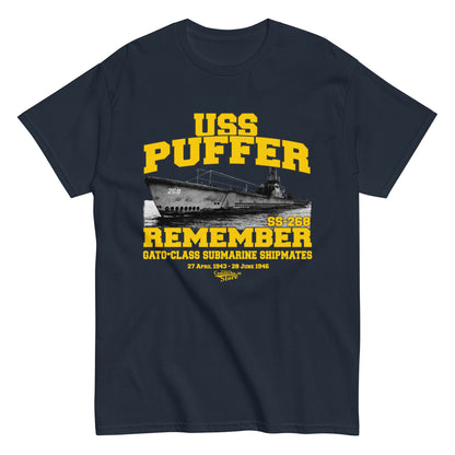 USS Puffer SS-268 shipmates t-shirt