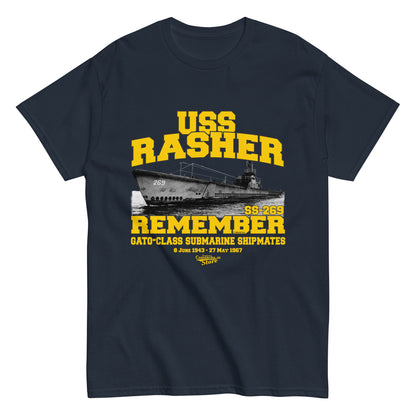 USS Rasher SS-269 Submarine t-shirt,