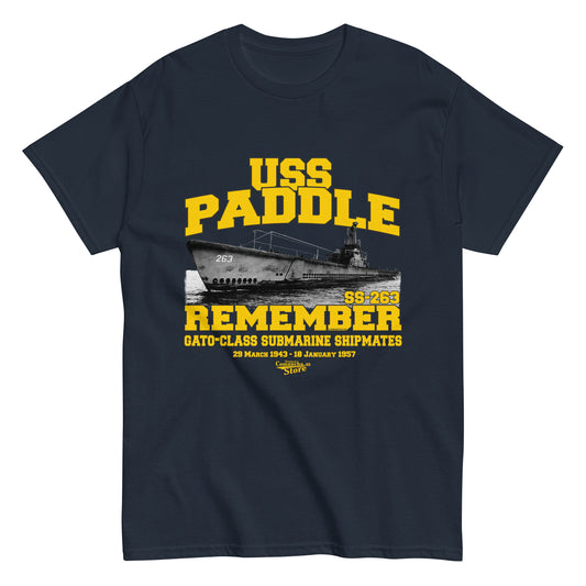 USS Paddle SS-263 Submarine t-shirt