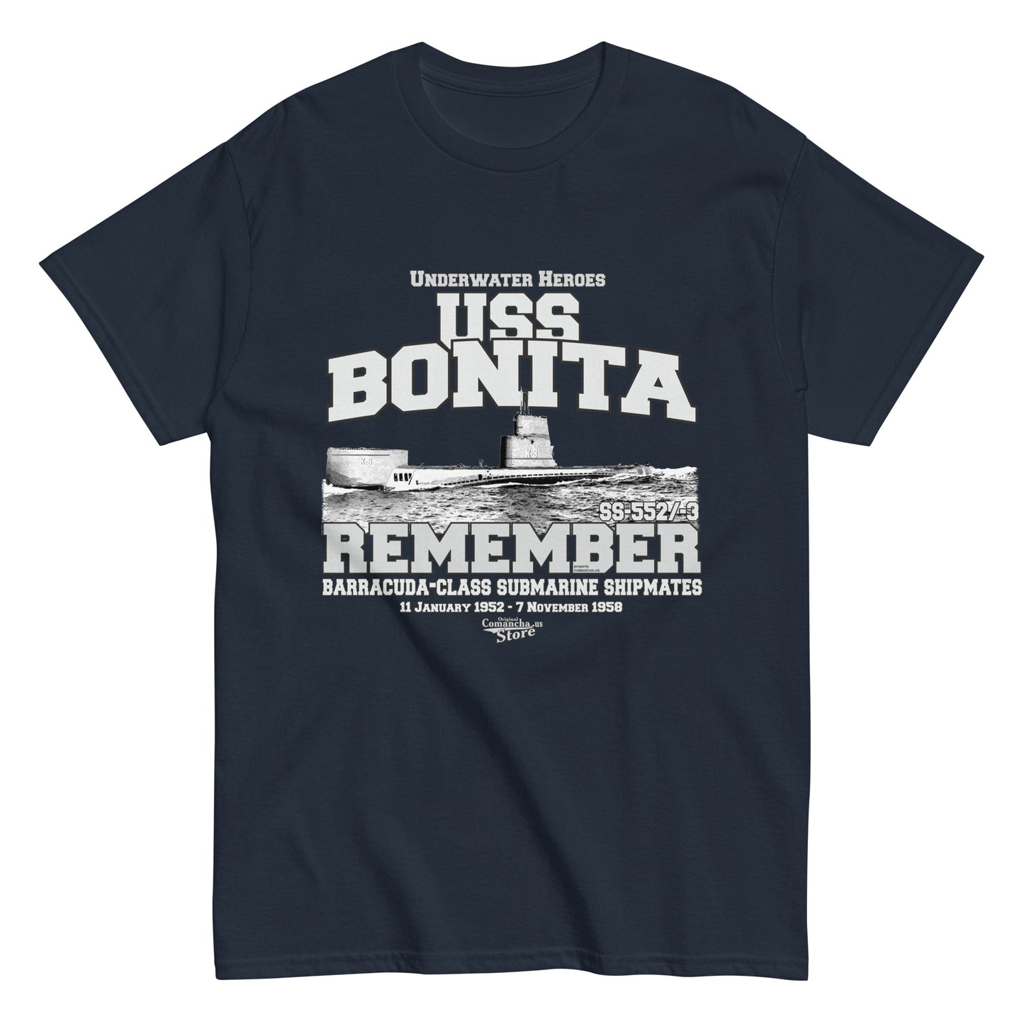 USS Bonita K-3 Submarine T-shirt