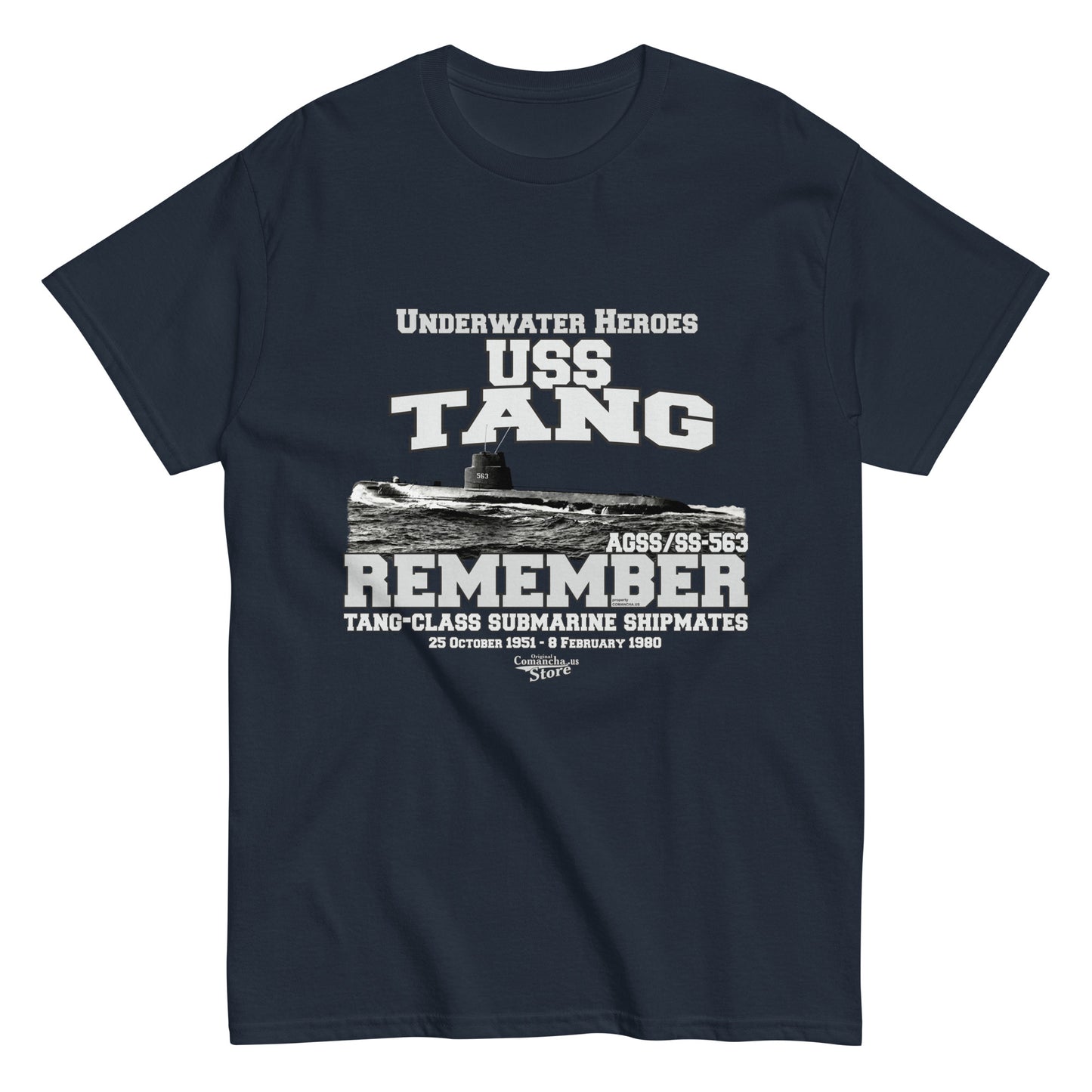 USS Tang SS/AGSS-563 submarine shipmates t-shirt