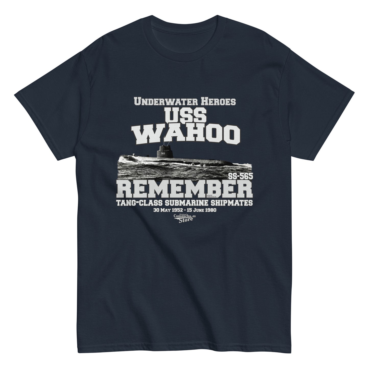 USS Wahoo SS-565 submarine t-shirt