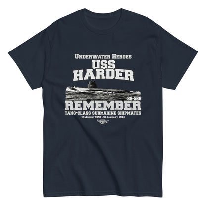 USS Harder SS-568 submarine t-shirt