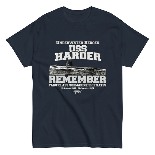 USS Harder SS-568 submarine t-shirt