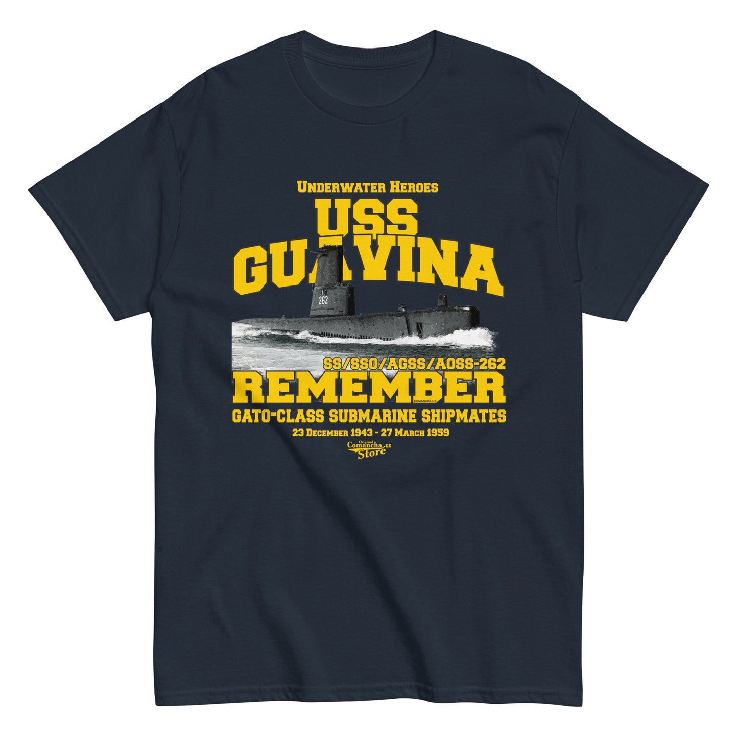 USS Guavina SS/SSO/AGSS/AOSS-362 shipmates T-shirt