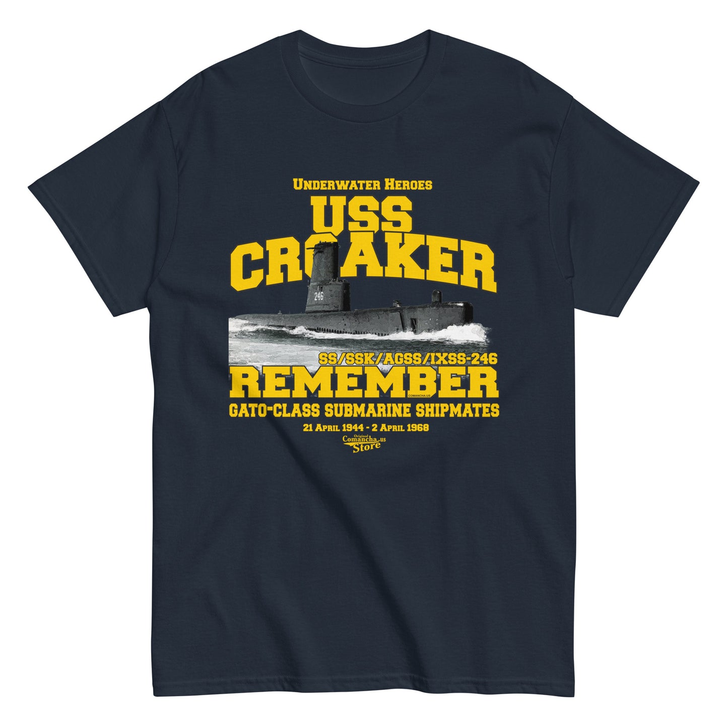 USS Croaker SS-246 Shipmates T-shirt