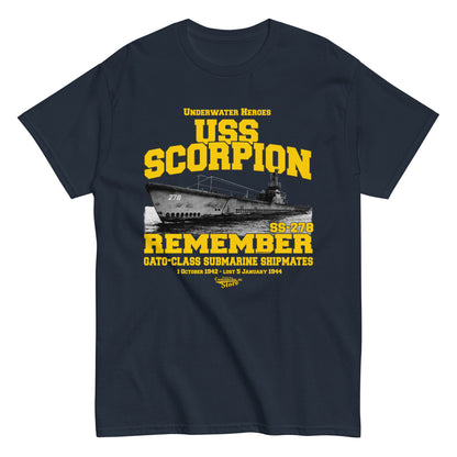 USS Scorpion SS-278 Shipmates T-shirt