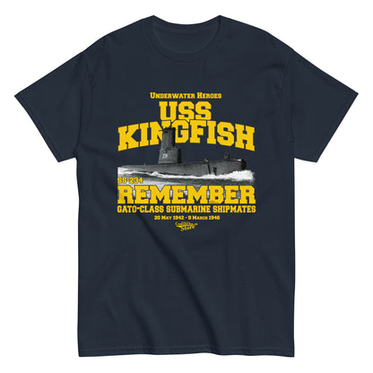 USS Kingfish SS-234 submarine t-shirt