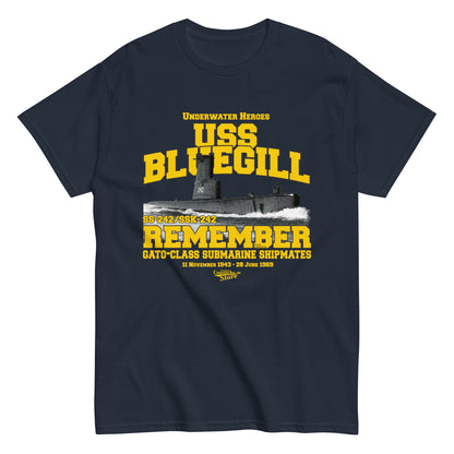 USS Bluegill SS-242 submarine t-shirt