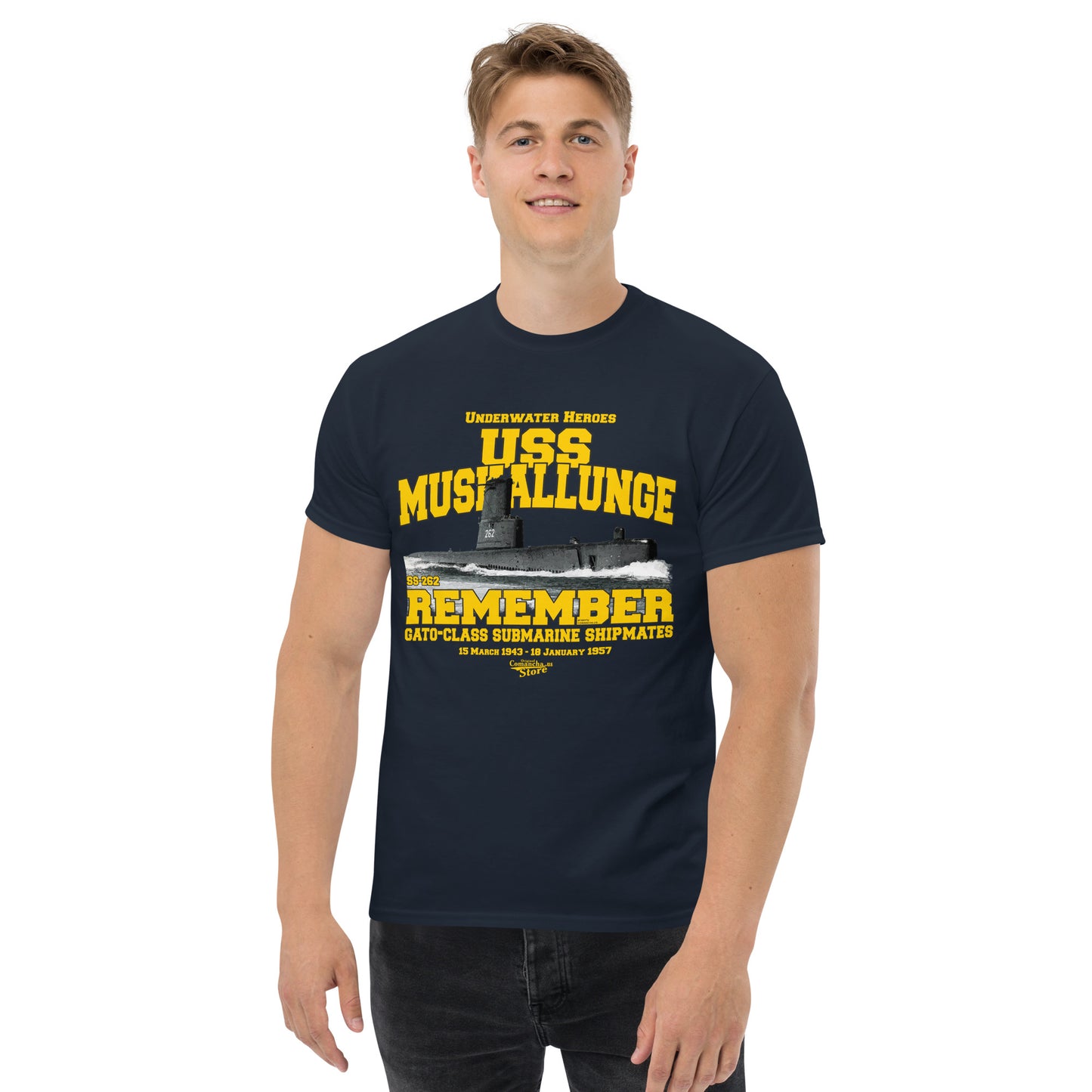 USS Muskallunge SS-262 submarine t-shirt