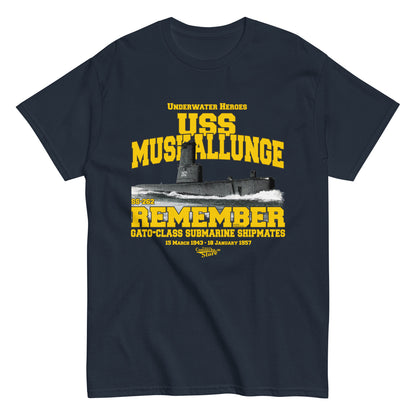 USS Muskallunge SS-262 submarine t-shirt