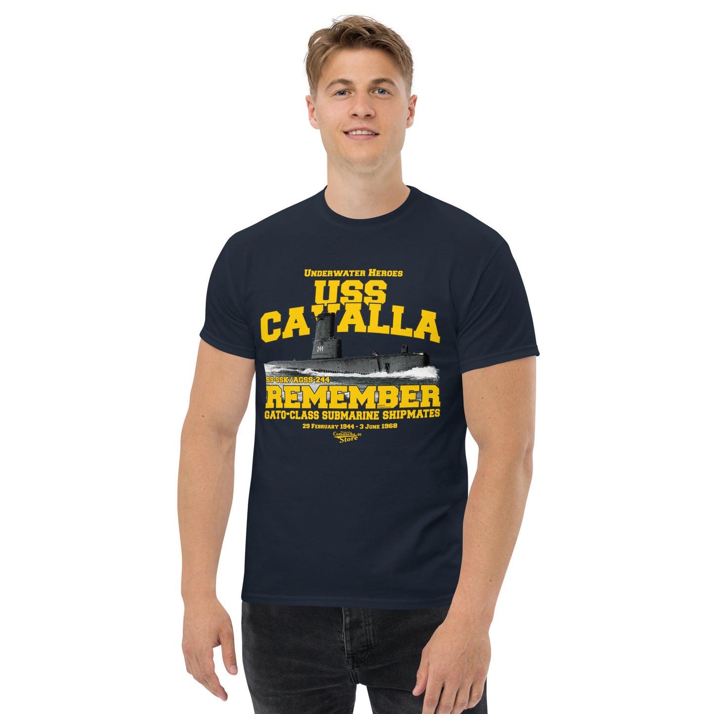 USS Cavalla SS-244 Submarine t-shirt