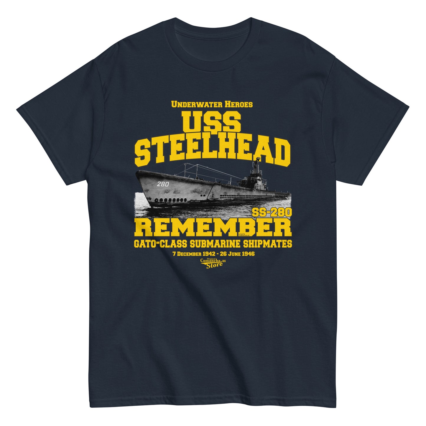 USS Steelhead SS-280 submarine t-shirt