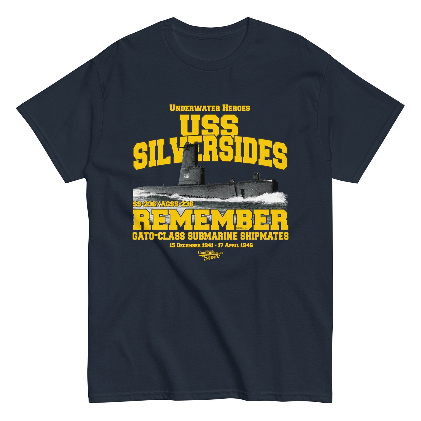 USS Silversides SS-236 Submarine t-shirt