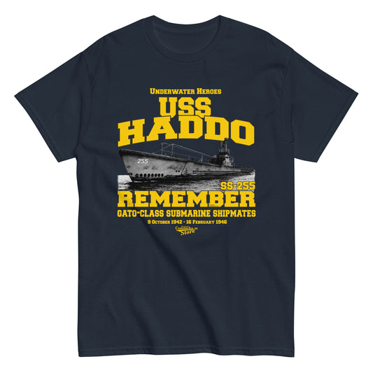 USS Haddo SS-255 Submarine t-shirt