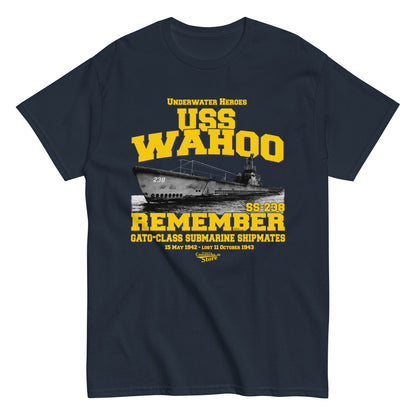 USS Wahoo SS-238 Submarine t-shirt