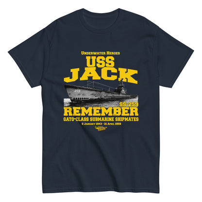 USS Jack SS-259 Submarine t-shirt