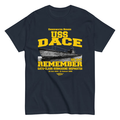 USS Dace SS-247 Submarine T-shirt