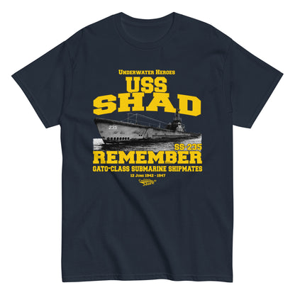 USS Shad SS-235 Submarine t-shirt