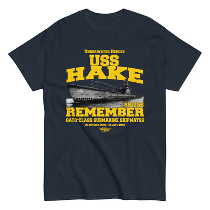 USS Hake SS/AGSS-256 Submarine t-shirt