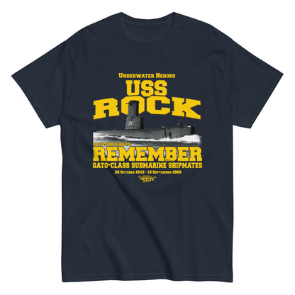 USS Rock SS/SSR/AGSS-274 Submarine t-shirt