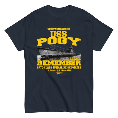 USS Pogy SS-266 Submarine t-shirt