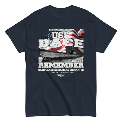 USS DACE SS-247 Submarine T-shirt