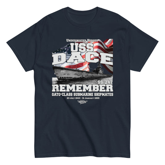 USS DACE SS-247 Submarine T-shirt