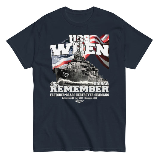 USS Wren DD-568 destroyer t-shirt