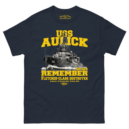 USS Aulick DD-569 Destroyer T-shirt