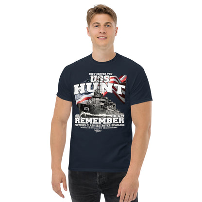 USS Hunt DD-674 Destroyer T-shirt