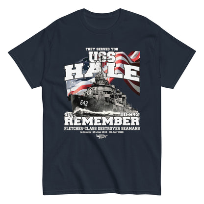 USS Hale DD-642 Destroyer t-shirt