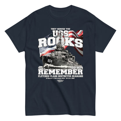 USS Rooks DD-804 Shipmates t-shirt