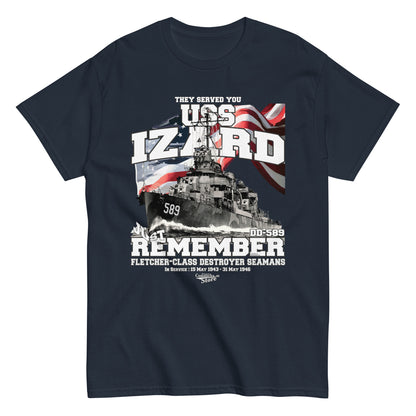 USS Izard DD-589 Destroyer T-shirt