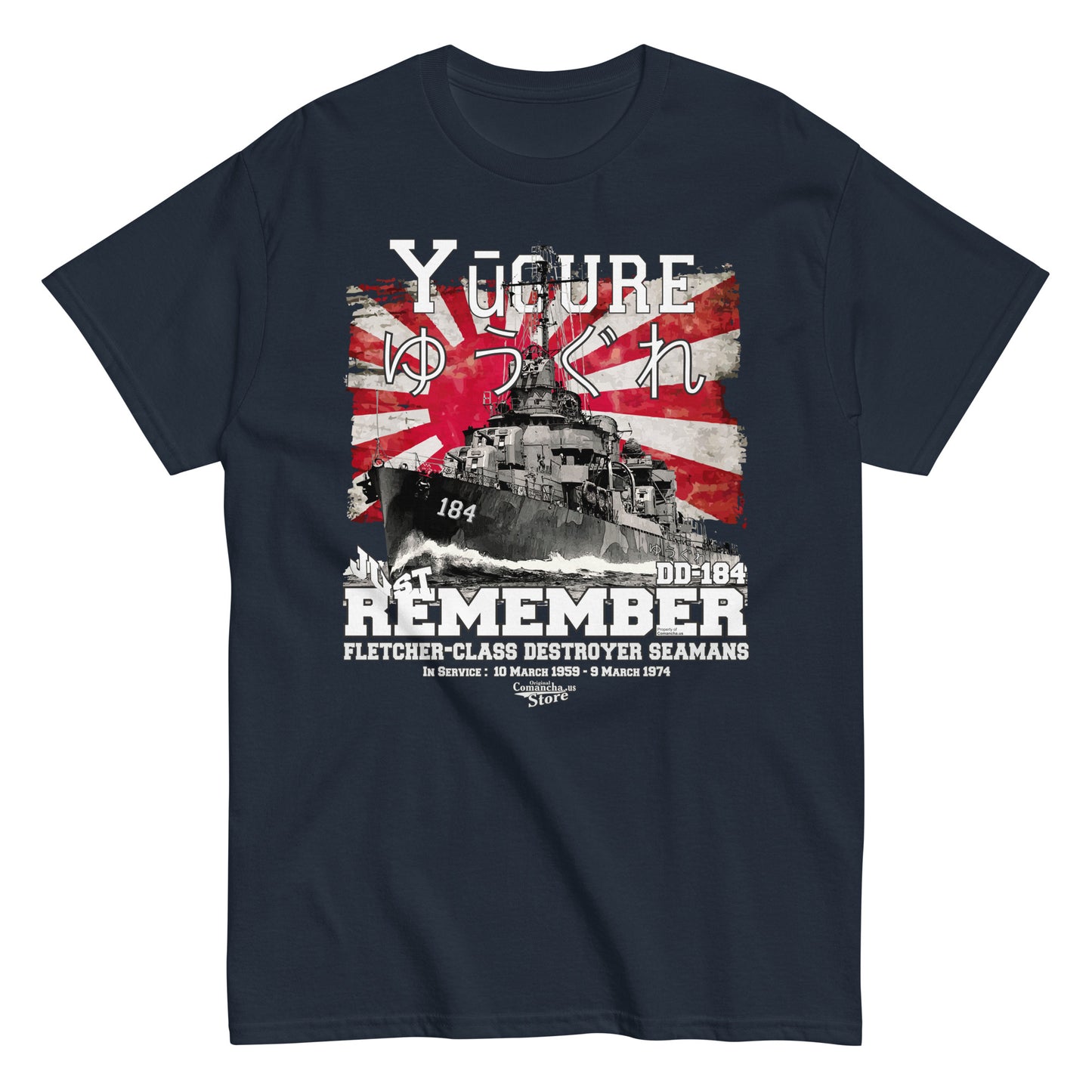 JDS Yūgure DD-184 destroyer t-shirt