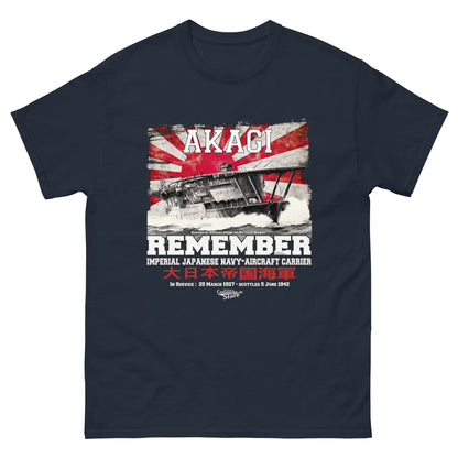 Akagi aircraft carrier t-shirt, Akagi t-shirt, 赤城 t-shirt, Japan aircraft carrier t-shirt, Imperial Japanese navy, WW2 Bttleship t-shirts, Japan WW2 ships t-shirts, Japanese navy t-shirts,Japanese ww2 aircraft carrier t-sirt,Comancha Store,