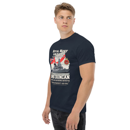 HMS DUNCAN D37 t-shirt,Destroyer T-shirt, Comancha Graphics,