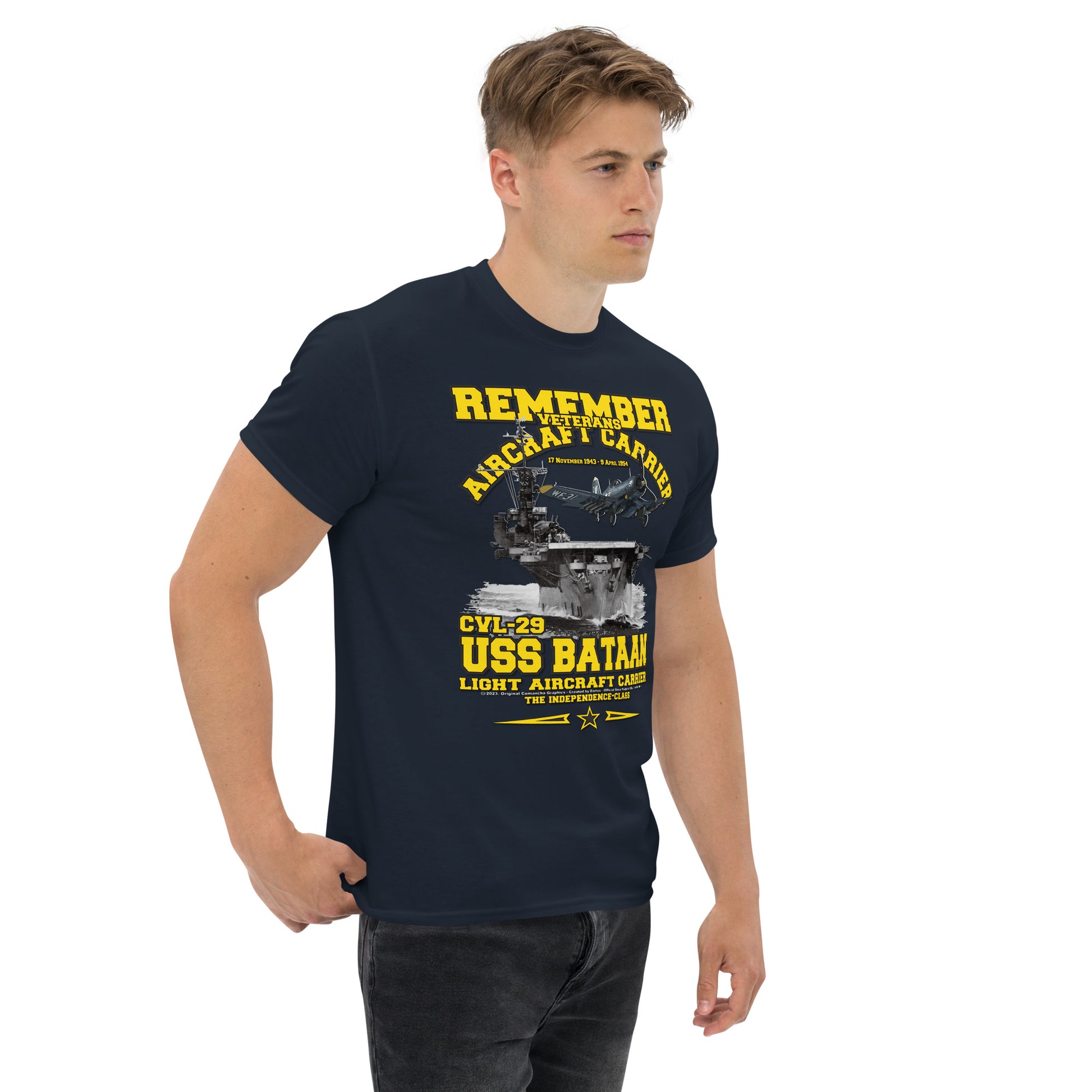 USS BATAAN tee,USS BATAAN CVL-29 tee, Aircraft Carrier Veterans T-shirt, Aircraft Carrier Veterans tee,