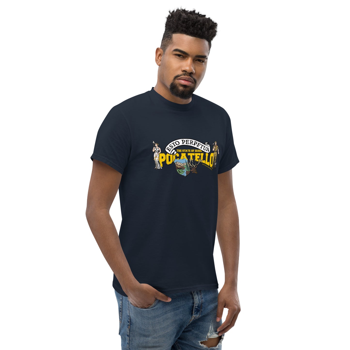 Pocatello t-shirt, Idaho State T-shirt, Comancha Graphics,