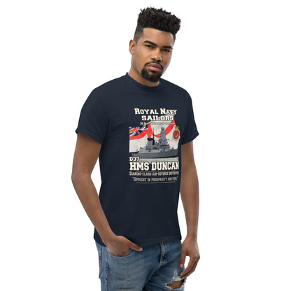 HMS DUNCAN D37 t-shirt,Destroyer T-shirt, Comancha Graphics,