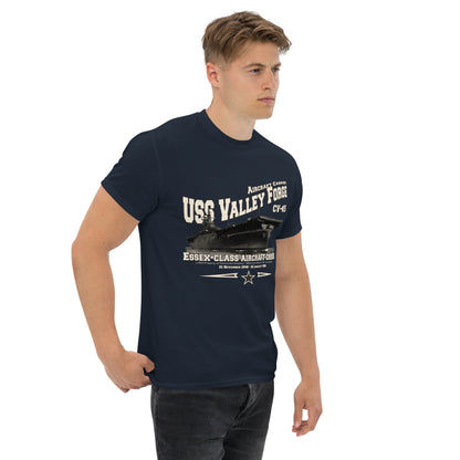 USS VALLEY FORGE t-shirt, USS VALLEY FORGE CV-45 t-shirt, aircraft carrier veterans tee, Original Comancha Graphics,