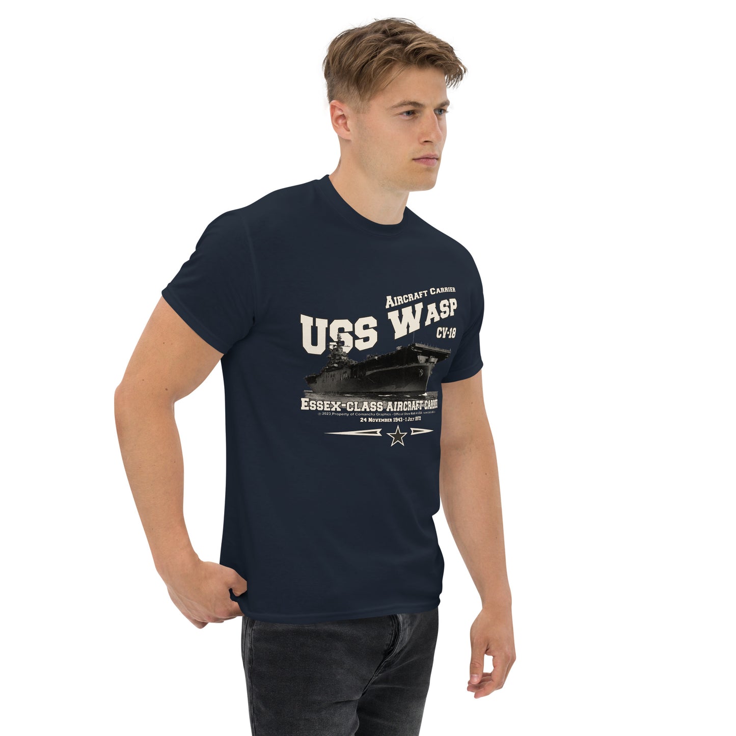 USS WASP t-shirt, US Navy tee,USS WASP CV-18 t-shirt,aircraft carrier veterans tee,