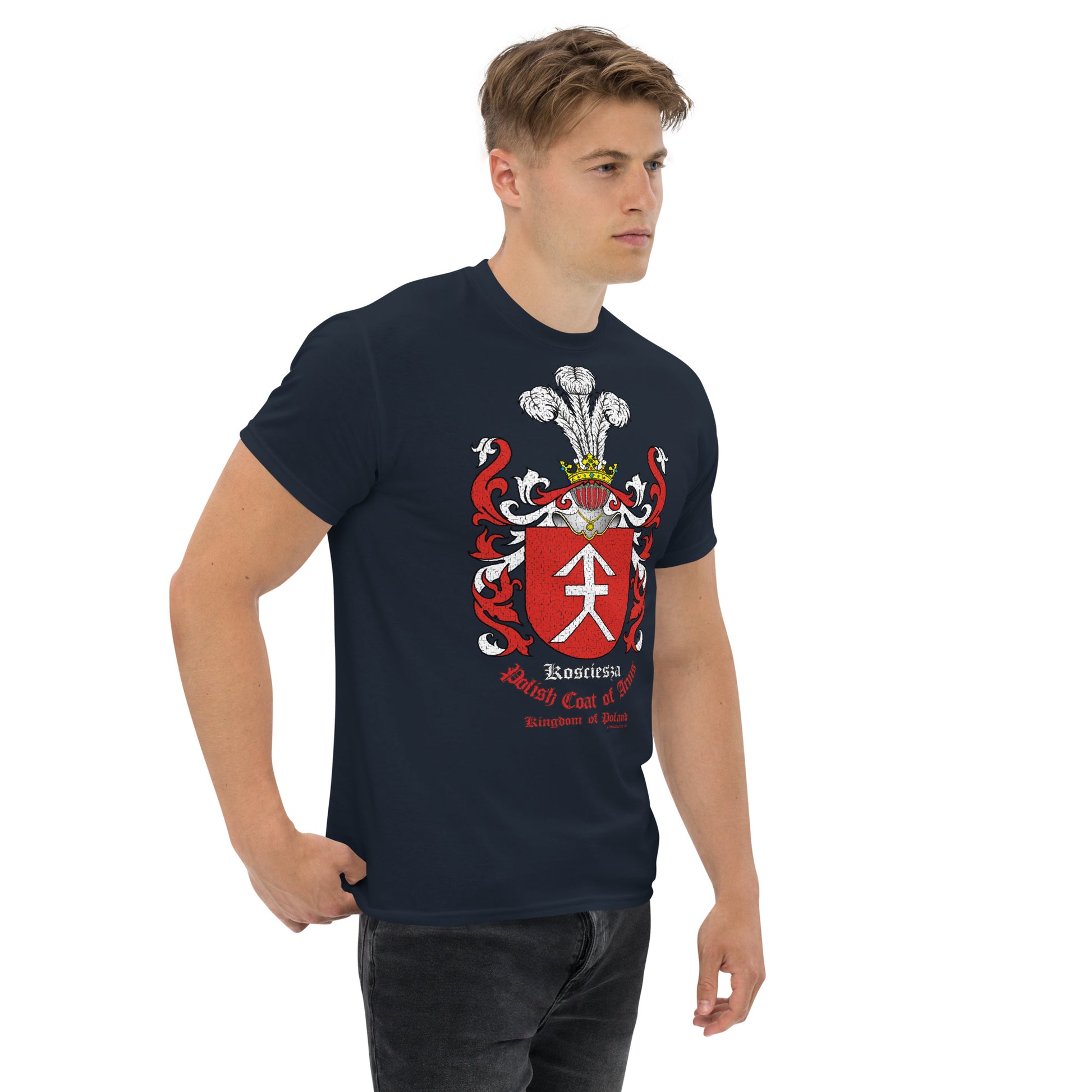 Kosciesza Herb Koszulka, Polskie Herby Rodowe Koszulki, Kosciesza coats of arms t-shirt, Comancha Graphics,