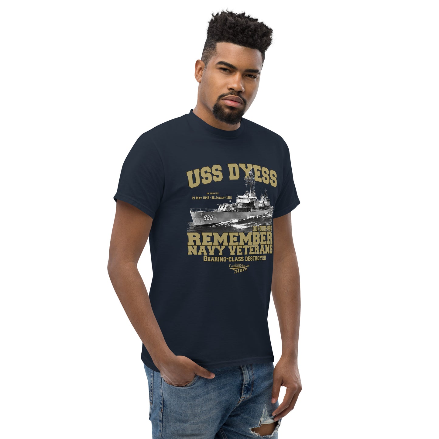 USS Dyess DD-880 Shipmates T-shirt