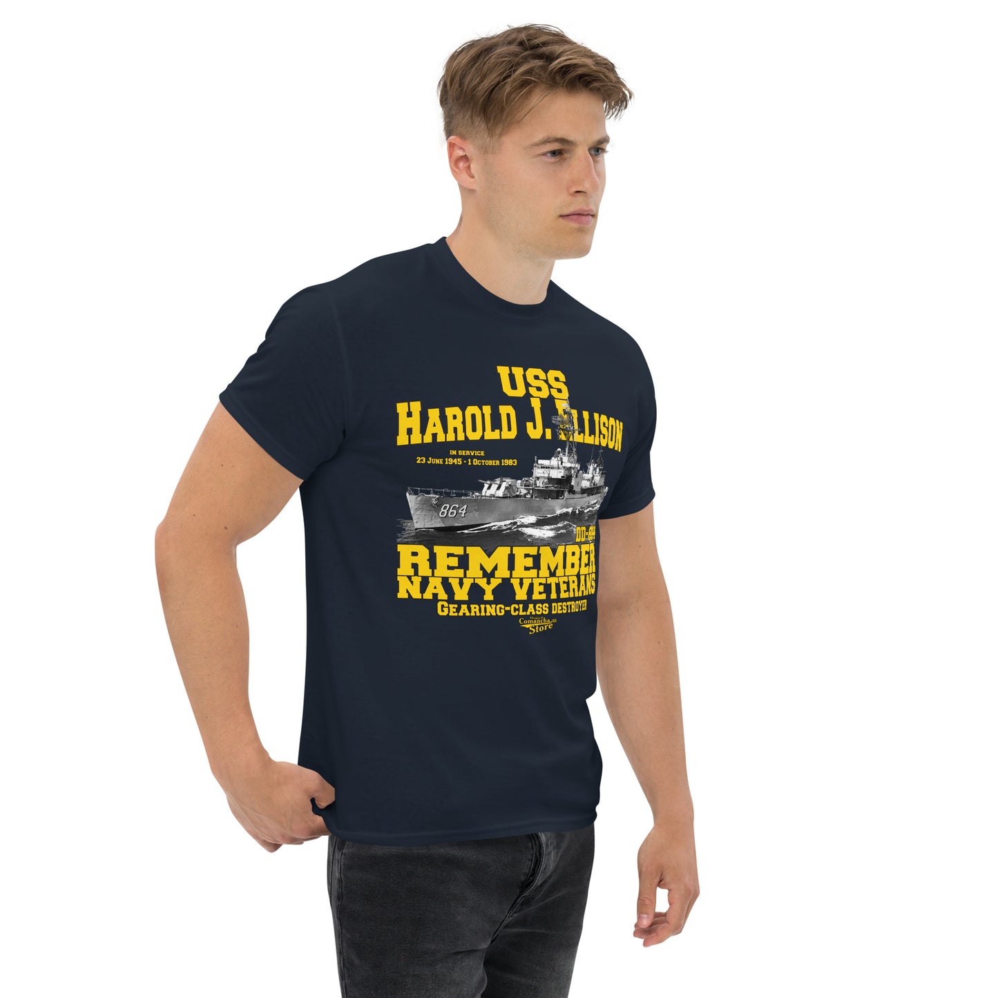 USS Harold J. Ellison DD-864 Destroyer T-shirt,