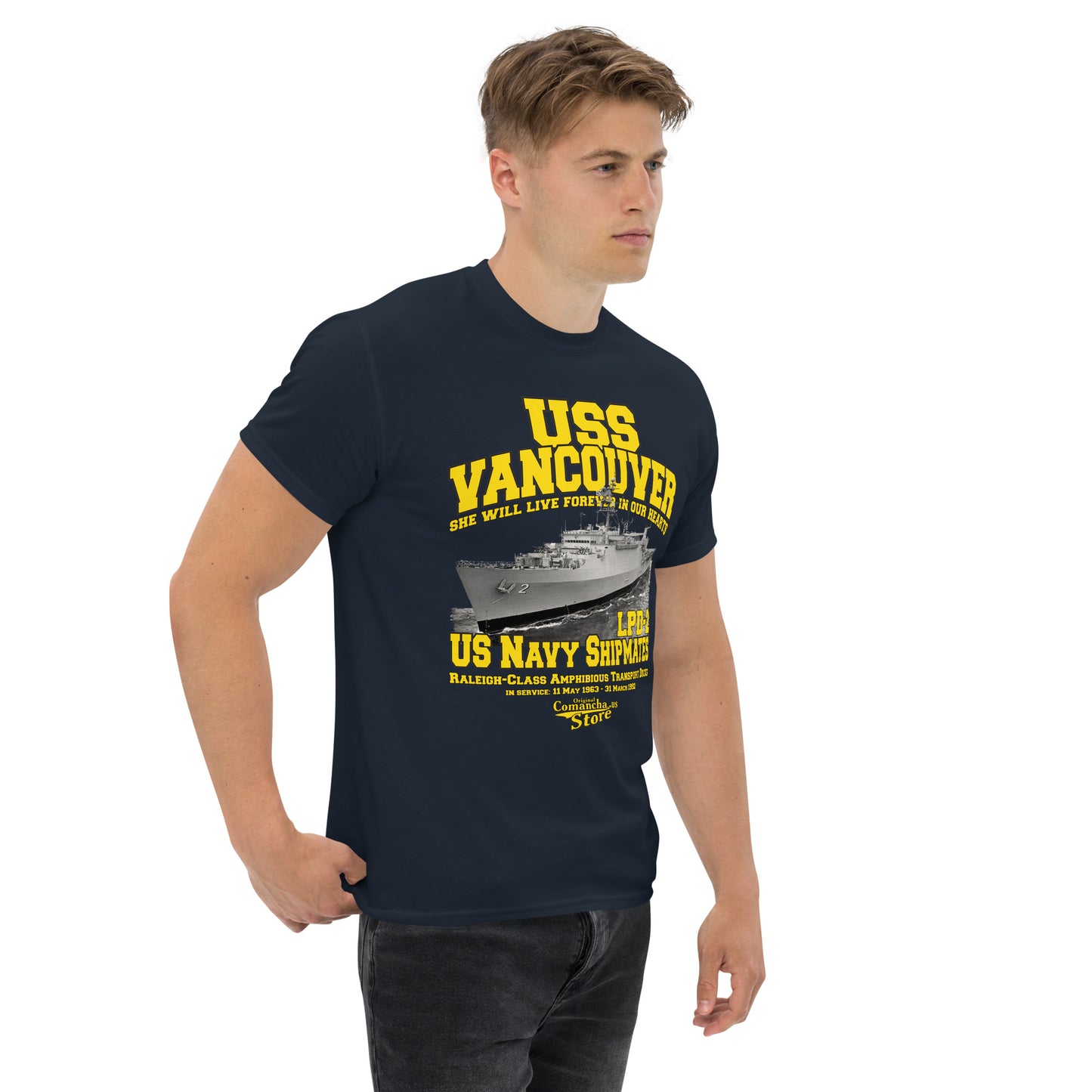 USS Vancouver LPD-2 Navy Shipmates tee,