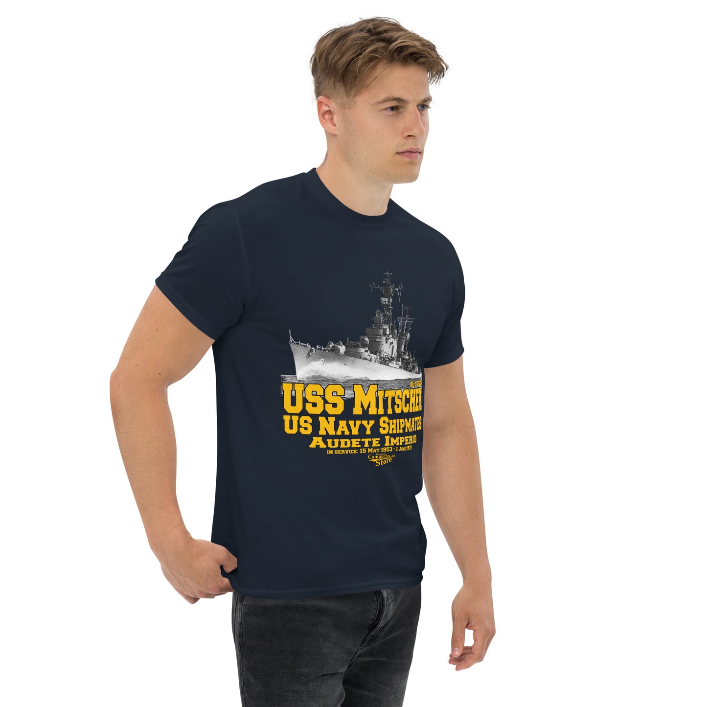 USS Mitscher DL-2 Destroyer t-shirt