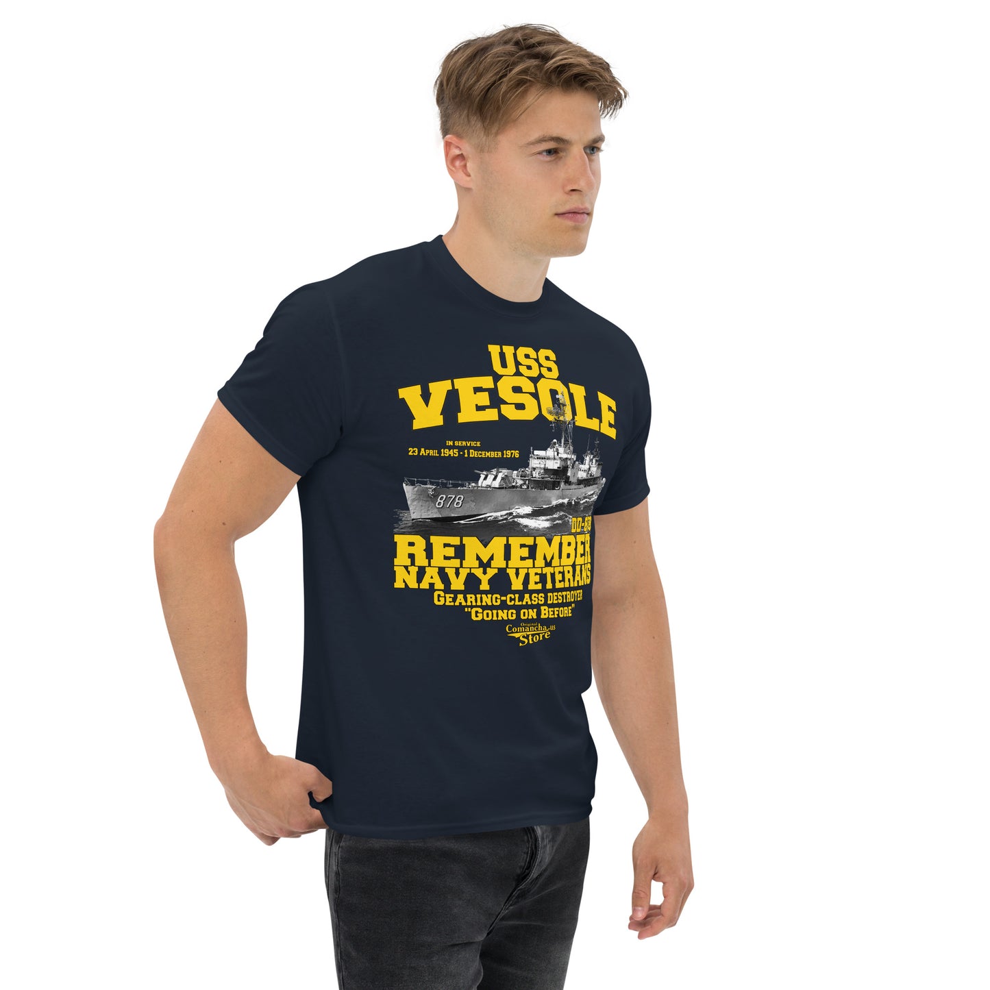 USS Vesole DD-878 Destroyer T-shirt,