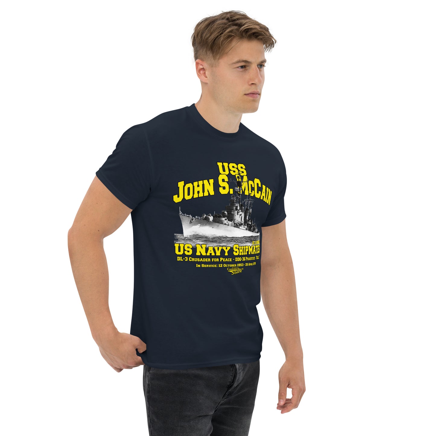 USS John S. McCain DL-3/DDG-36 Shipmates T-shirt